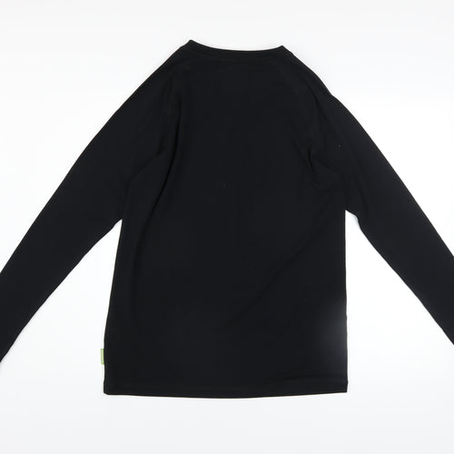 Kathmandu Men's Black Long Sleeve Polyester Casual Top Size L