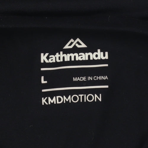 Kathmandu Men's Black Long Sleeve Polyester Casual Top Size L