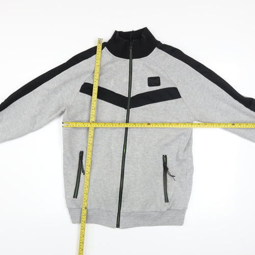 Everlast Men's Grey Track Jacket Size S Full Zip Athletic Sportswear