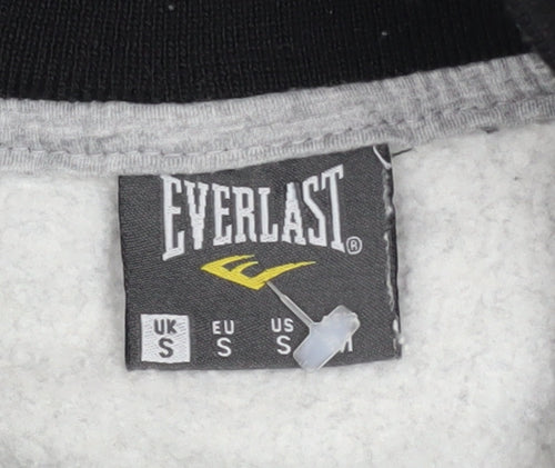 Everlast Men's Grey Track Jacket Size S Full Zip Athletic Sportswear