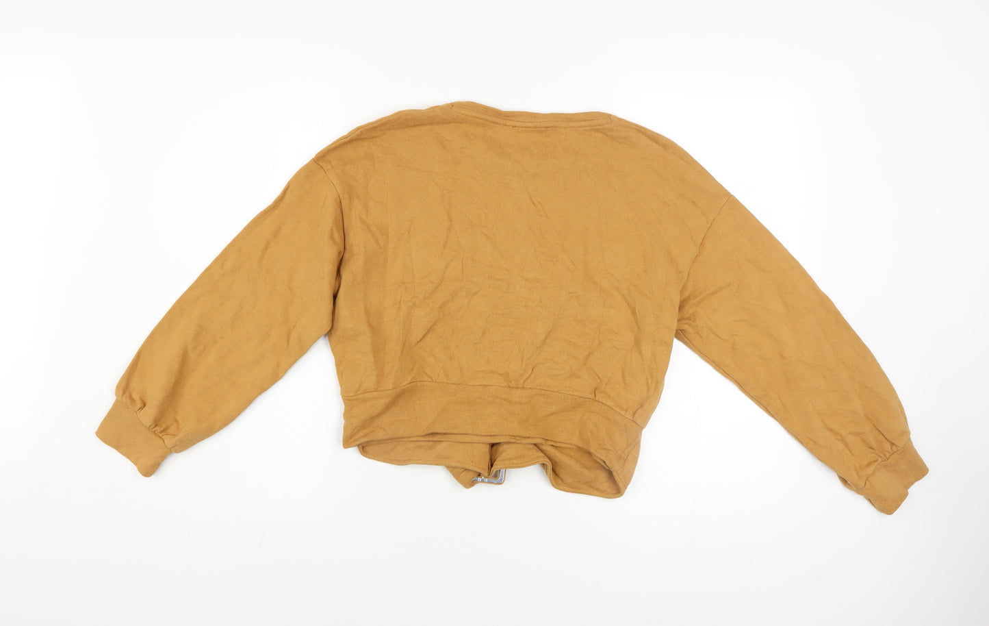 Zara Trafaluc Women Brown Belted Pullover Sweatshirt Size S