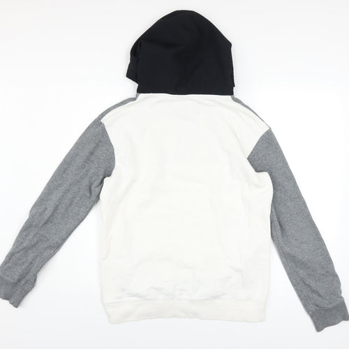 Under Armour Teens Grey Pullover Hoodie YXL Cotton Blend Sportswear
