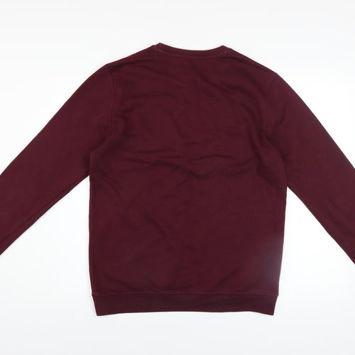 LC Waikiki Men's Burgundy Expedition Graphic Sweatshirt S