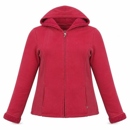 Marks and Spencer Per Una Women Red Full Zip Hooded Sweatshirt M