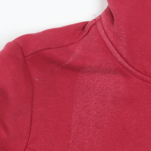 Marks and Spencer Per Una Women Red Full Zip Hooded Sweatshirt M