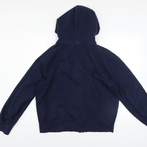 Fila Men's Blue Full Zip Hoodie L Sports Fleece Sweatshirt