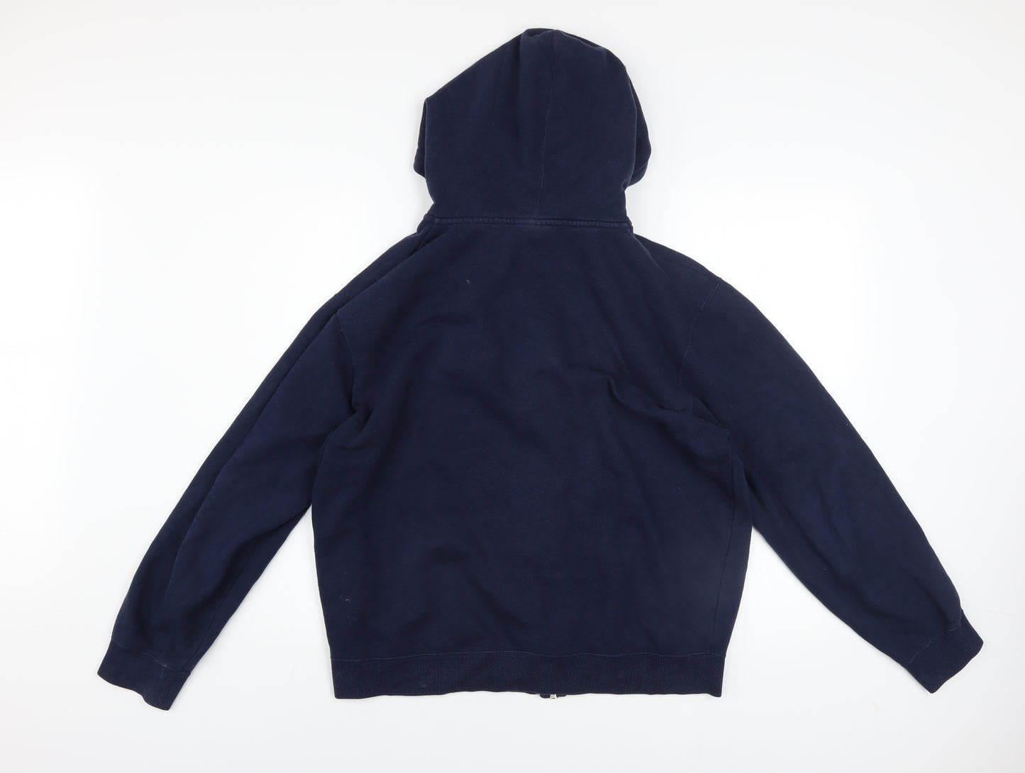 Fila Men's Blue Full Zip Hoodie L Sports Fleece Sweatshirt