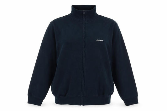 Front view of Diadora Women's Blue, size 12, Track Jacket Full Zip Activewear