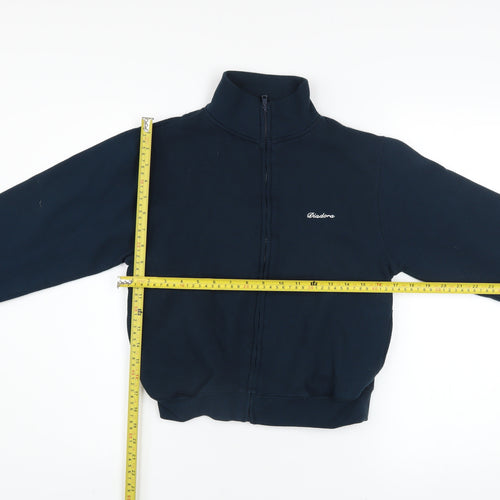 Diadora Women's Blue Size 12 Track Jacket Full Zip Activewear