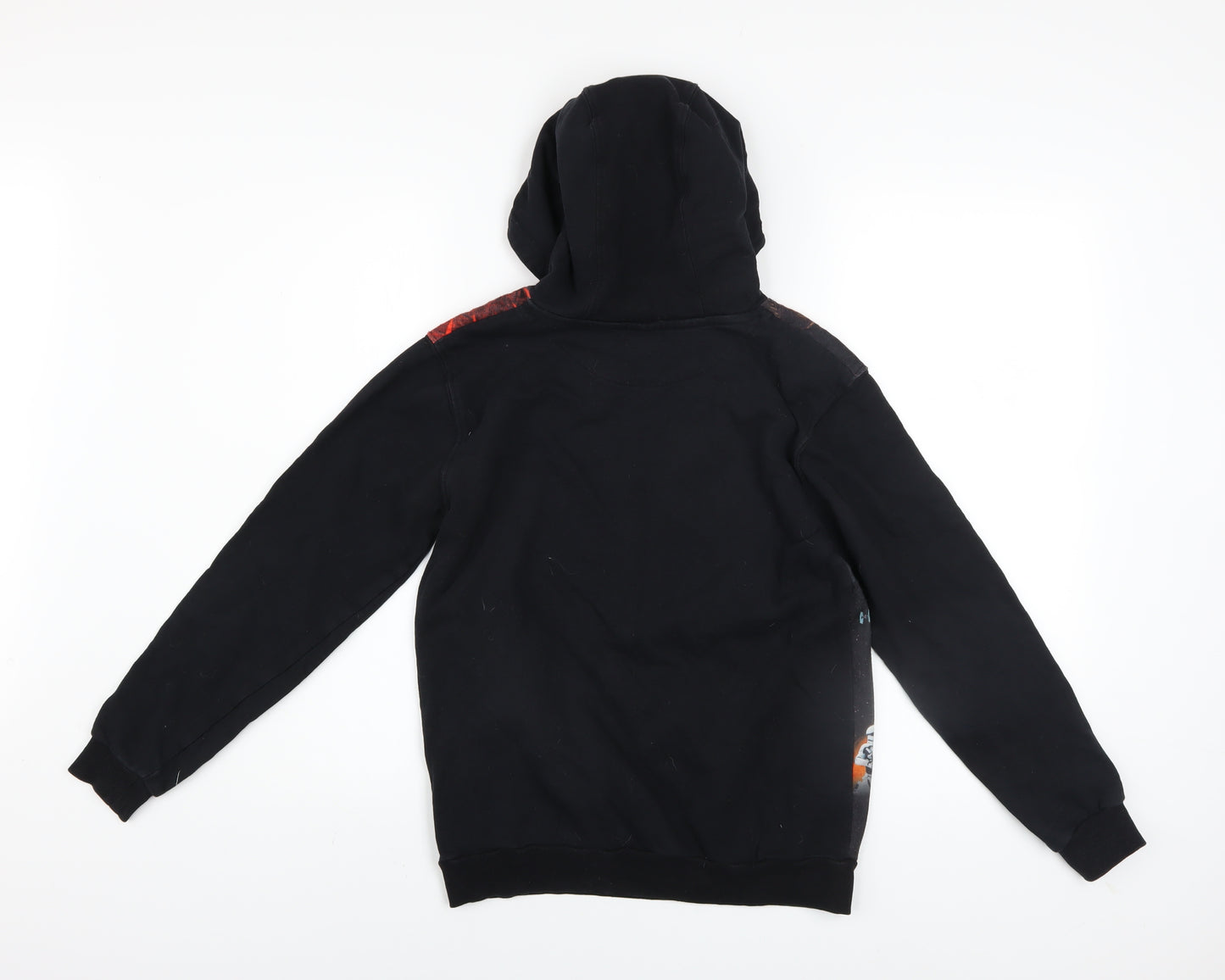 George Boys Star Wars Black Pullover Hoodie 13-14 Years Graphic Fleece