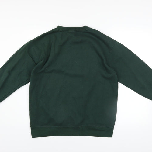 JPT Men’s Green University of Alberta Fleece Pullover Sweatshirt Size M