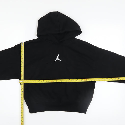 Jordan Boys Black Pullover Hoodie 10-12 Years Fleece Hooded Sweatshirt