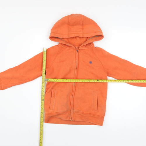 FatFace Boys Orange Tiger Full Zip Hooded Sweatshirt 7-8 Years
