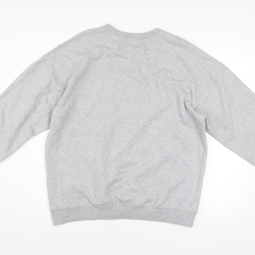 PrettyLittleThing Unisex Grey Colorado Graphic Pullover Sweatshirt M