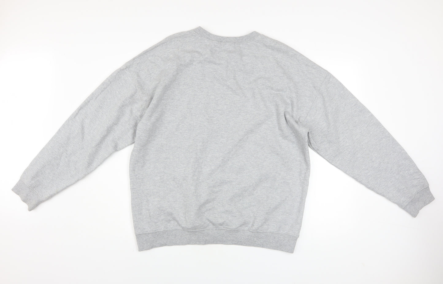 PrettyLittleThing Unisex Grey Colorado Graphic Pullover Sweatshirt M