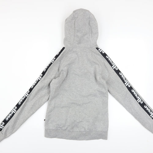 Ellesse Womens Grey Size 6 Full Zip Hoodie Jacket