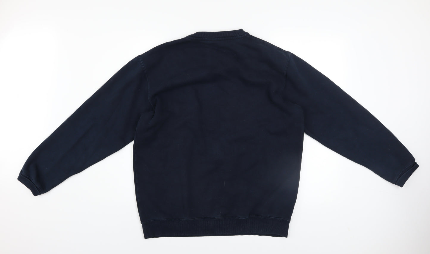Cotton Traders Men's Blue Crew Neck Pullover Sweatshirt M