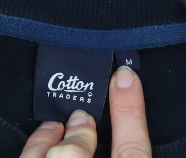 Cotton Traders Men's Blue Crew Neck Pullover Sweatshirt M