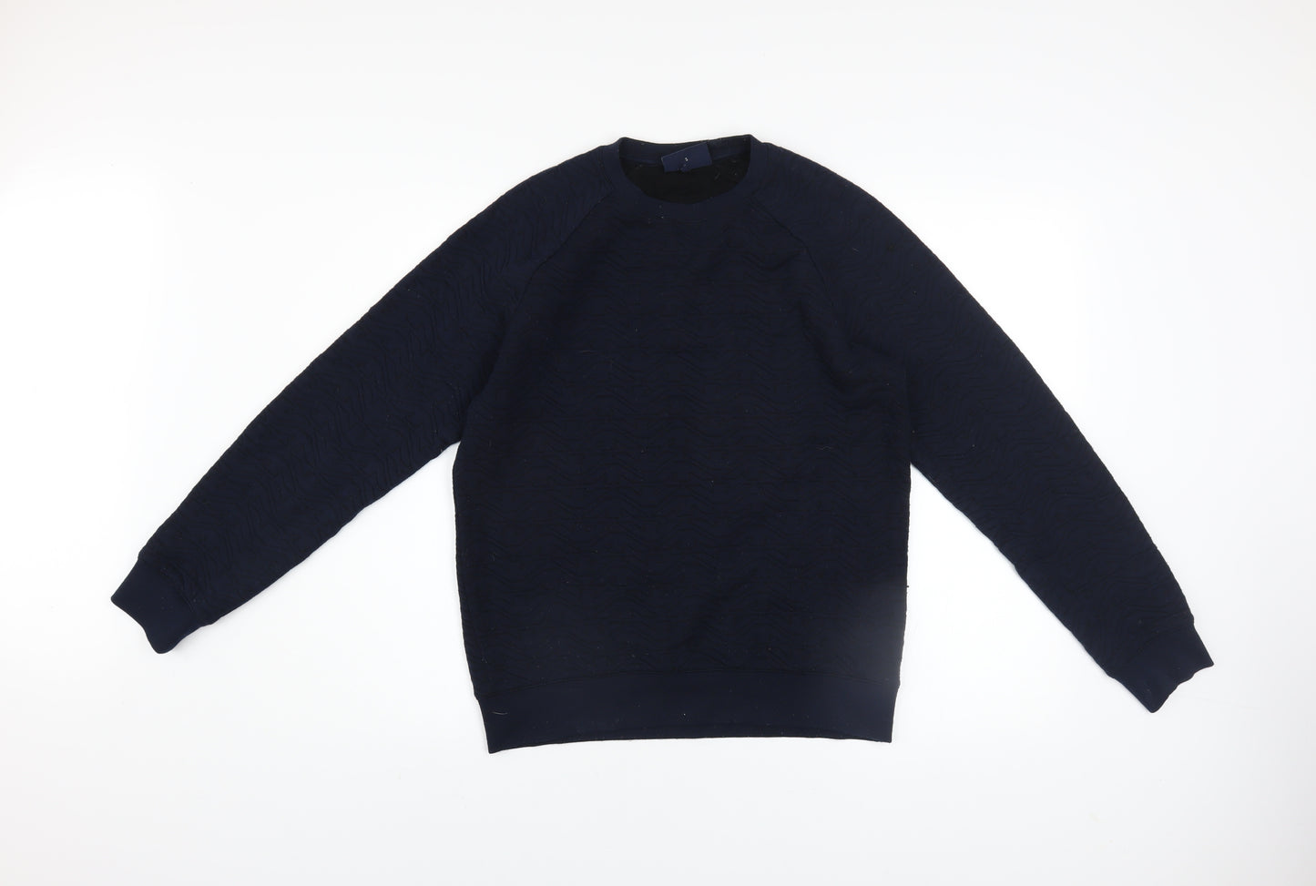 Armani Jeans Men's Blue Small Pullover Sweatshirt Regular Fit