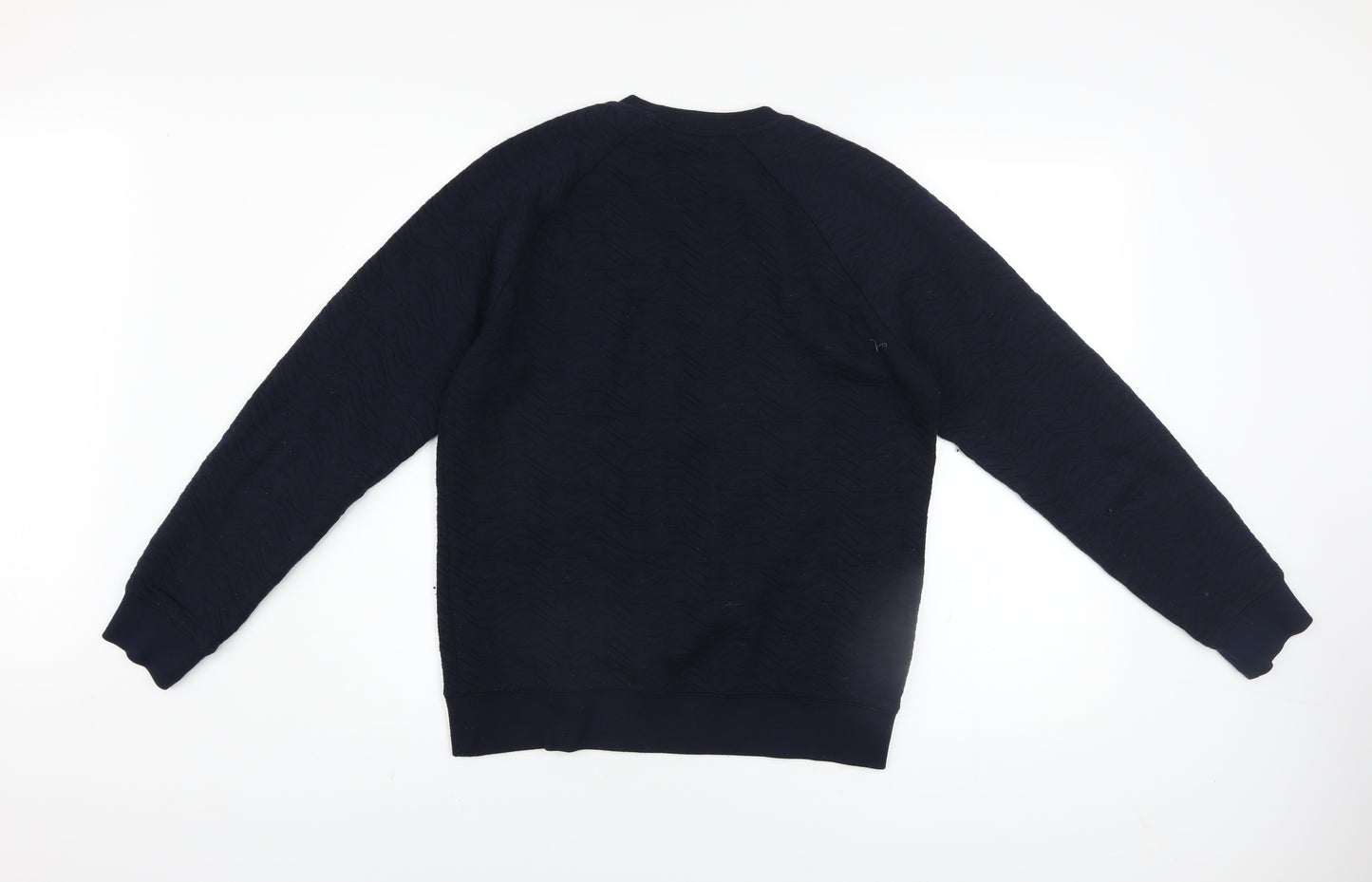 Armani Jeans Men's Blue Small Pullover Sweatshirt Regular Fit
