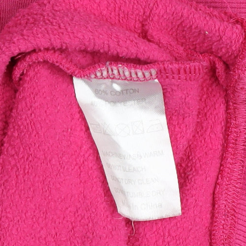 Acti Life Women's Pink Pullover Hoodie Large Cotton Blend