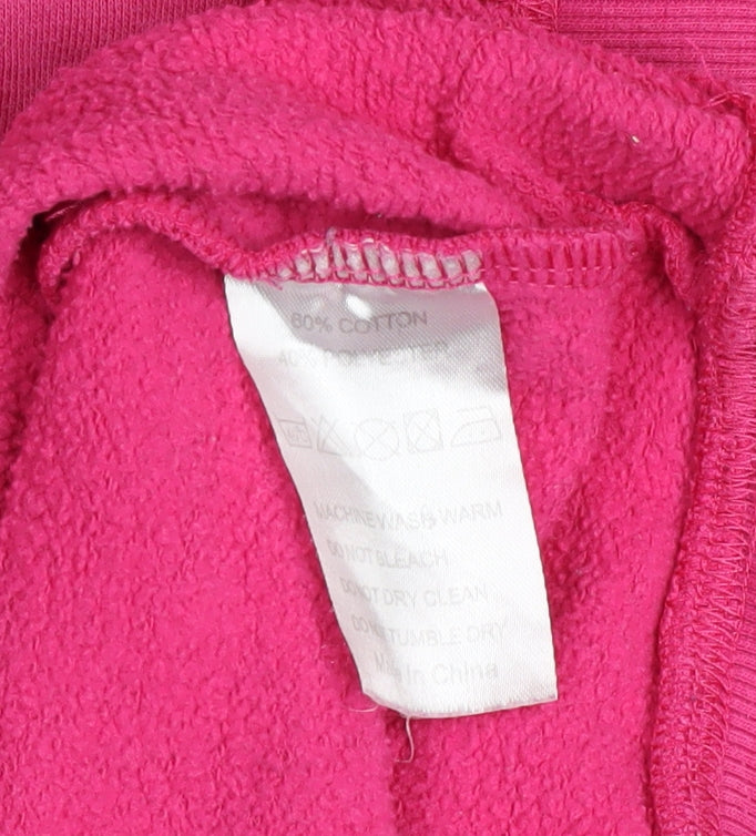 Acti Life Women's Pink Pullover Hoodie Large Cotton Blend
