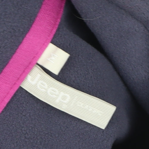 Jeep Womens Purple Fleece Zip Waistcoat Bodywarmer Size M