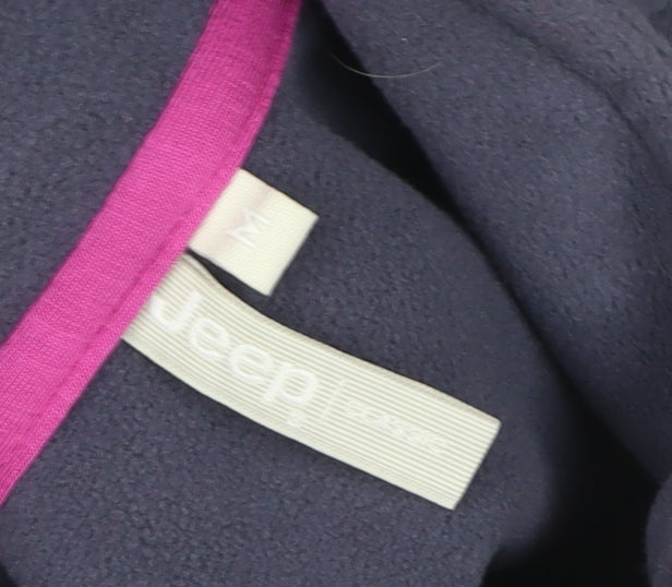 Jeep Womens Purple Fleece Zip Waistcoat Bodywarmer Size M