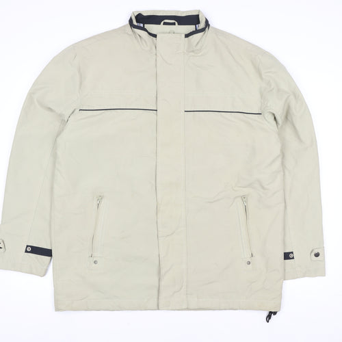 Greenwoods Men’s Beige 42 Regular Casual Full Zip Jacket
