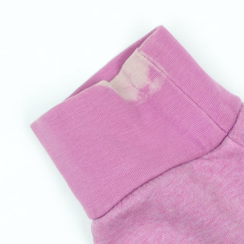 Adidas Womens Pink Logo Crew Neck Long Sleeve Sweatshirt UK 12