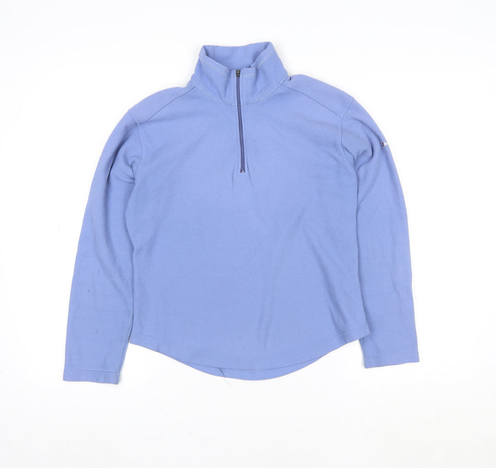 Berghaus Womens Blue Fleece 1/2 Zip Pullover Sweatshirt Size 10