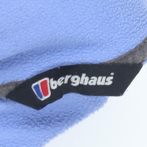 Berghaus Womens Blue Fleece 1/2 Zip Pullover Sweatshirt Size 10