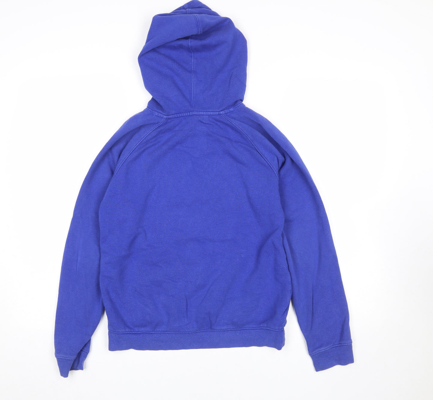 Under Armour Boys Blue Pullover Hoodie YLG Fleece ColdGear Sweatshirt