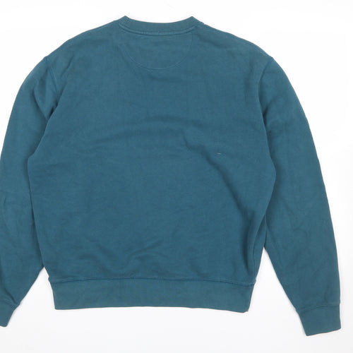 Scout Women’s Teal Blue Crew Neck Pullover Sweatshirt Medium