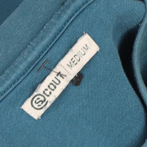 Scout Women’s Teal Blue Crew Neck Pullover Sweatshirt Medium