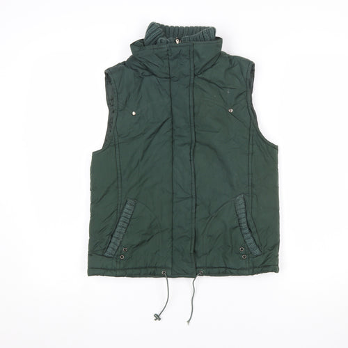 Editions Green Women's Size 12 Padded Bodywarmer Waistcoat