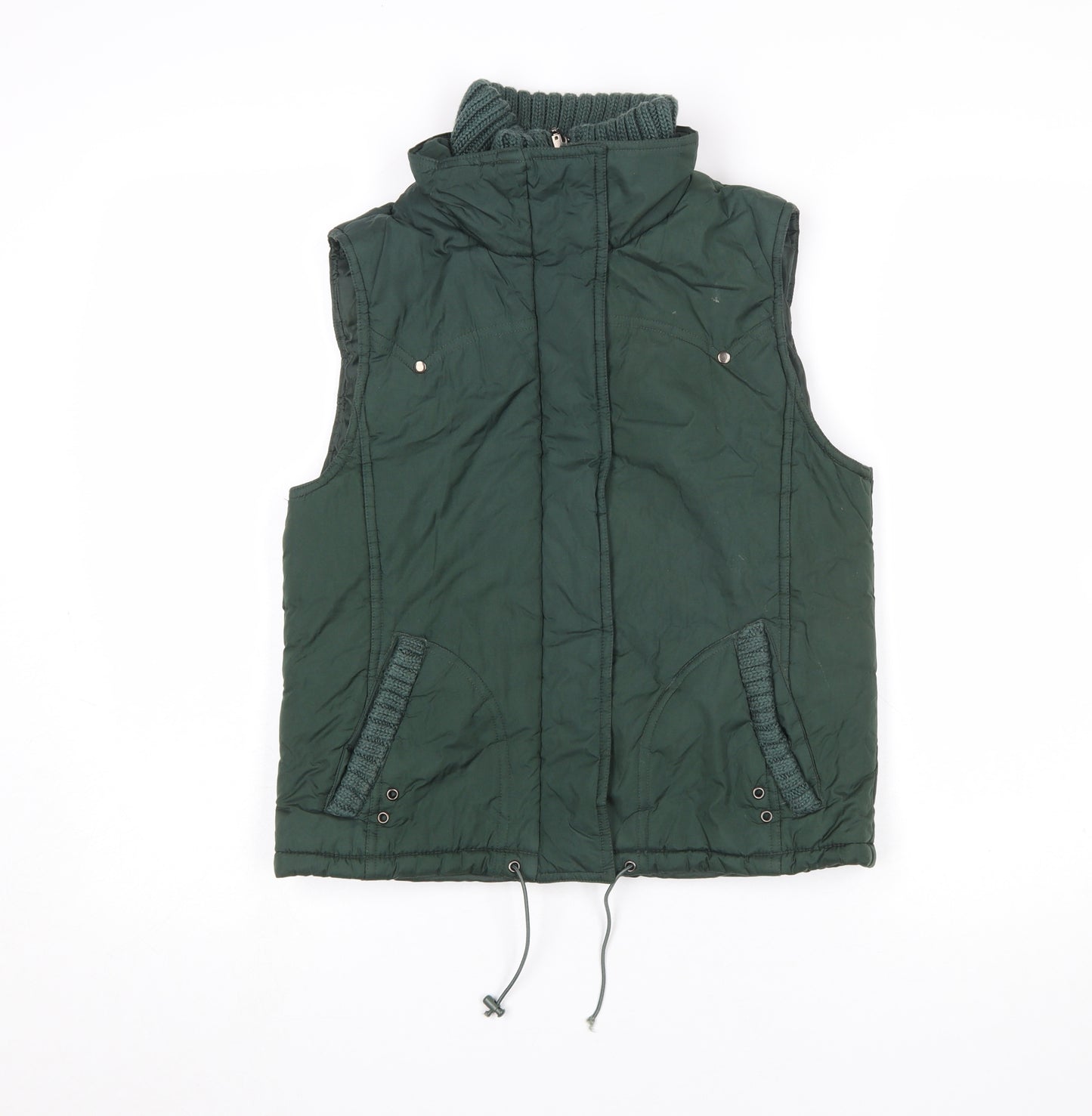Editions Green Women's Size 12 Padded Bodywarmer Waistcoat