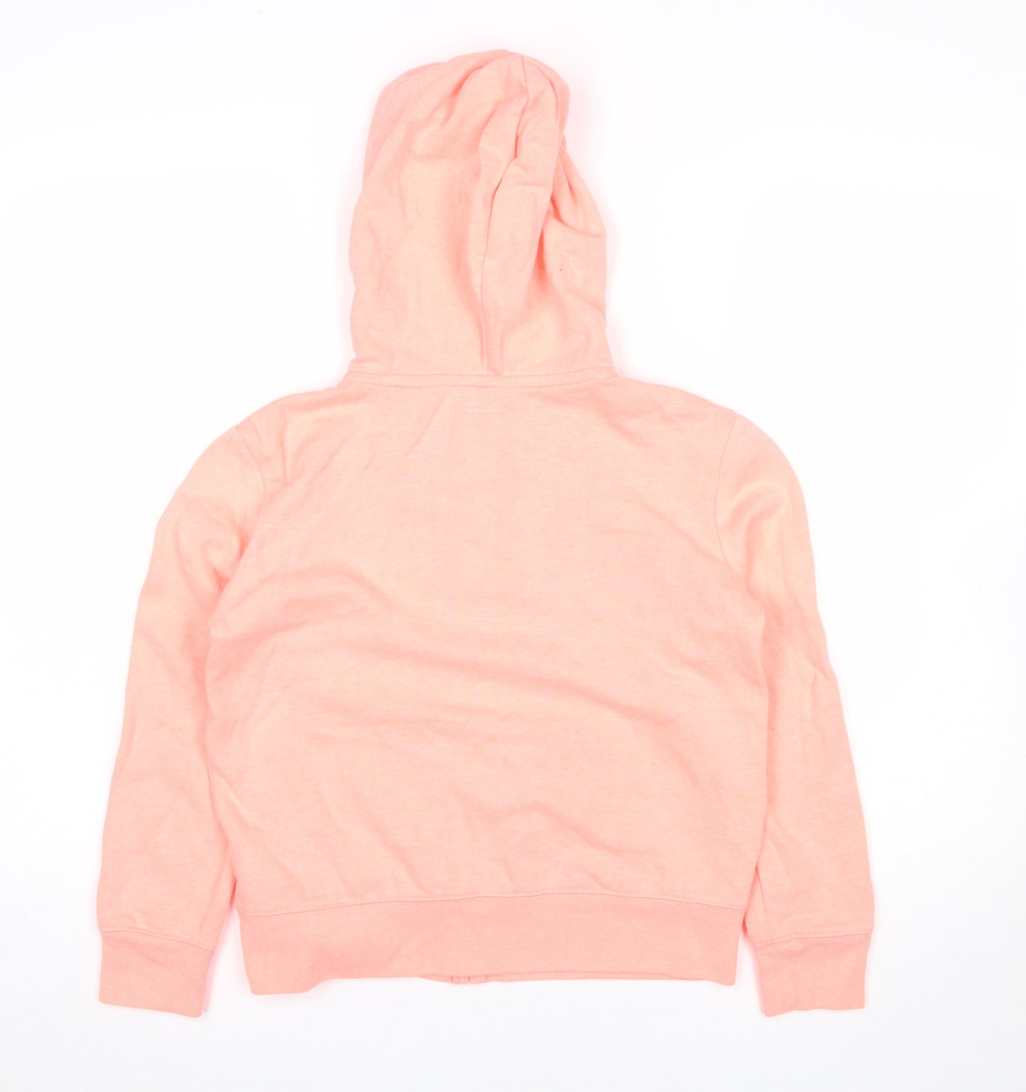 GAP Girls Peach Full Zip Hoodie Cotton Blend Casual 10 Years