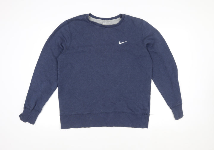 Nike Women’s Blue Crew Neck Pullover Sweatshirt Size M