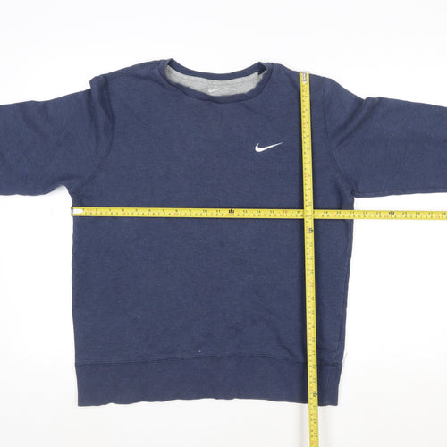 Nike Women’s Blue Crew Neck Pullover Sweatshirt Size M