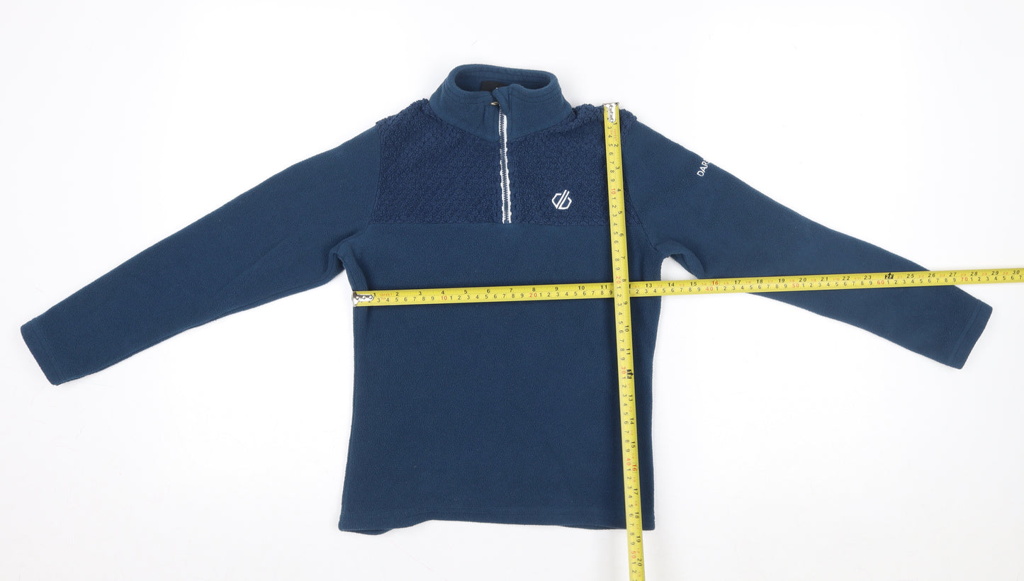 Dare 2B Boys Blue Fleece 1/4 Zip Pullover Sweatshirt 9-10 Years