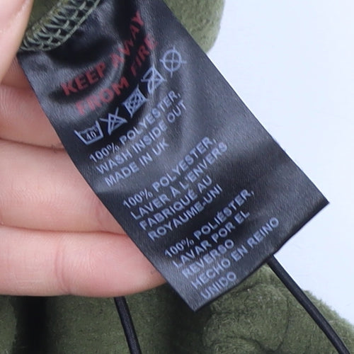 Urban Outfitters Womens Green 1/4 Zip Fleece Sweatshirt XS