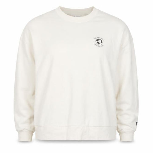 H&M Divided Women’s Beige Crew Neck Sweatshirt Size L Relaxed Fit