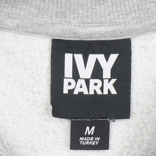 Ivy Park Unisex Grey Crew Neck Pullover Sweatshirt M Regular Fit