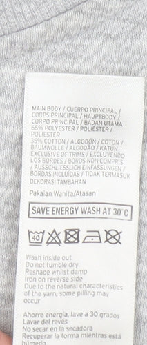 Ivy Park Unisex Grey Crew Neck Pullover Sweatshirt M Regular Fit