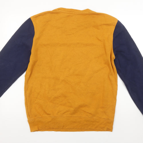 GAP Men’s Brown & Navy Crew Neck Graphic Sweatshirt M