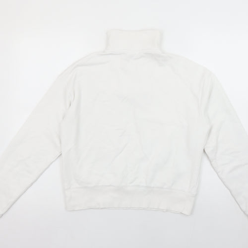 Champion Women's White Small 1/4 Zip Pullover Sweatshirt