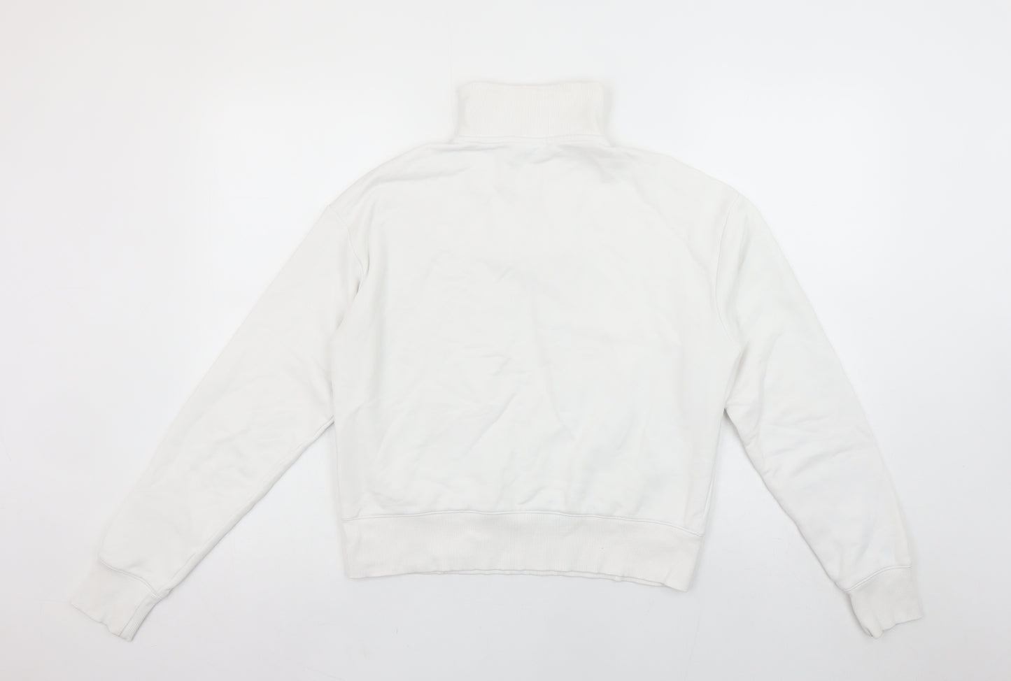 Champion Women's White Small 1/4 Zip Pullover Sweatshirt