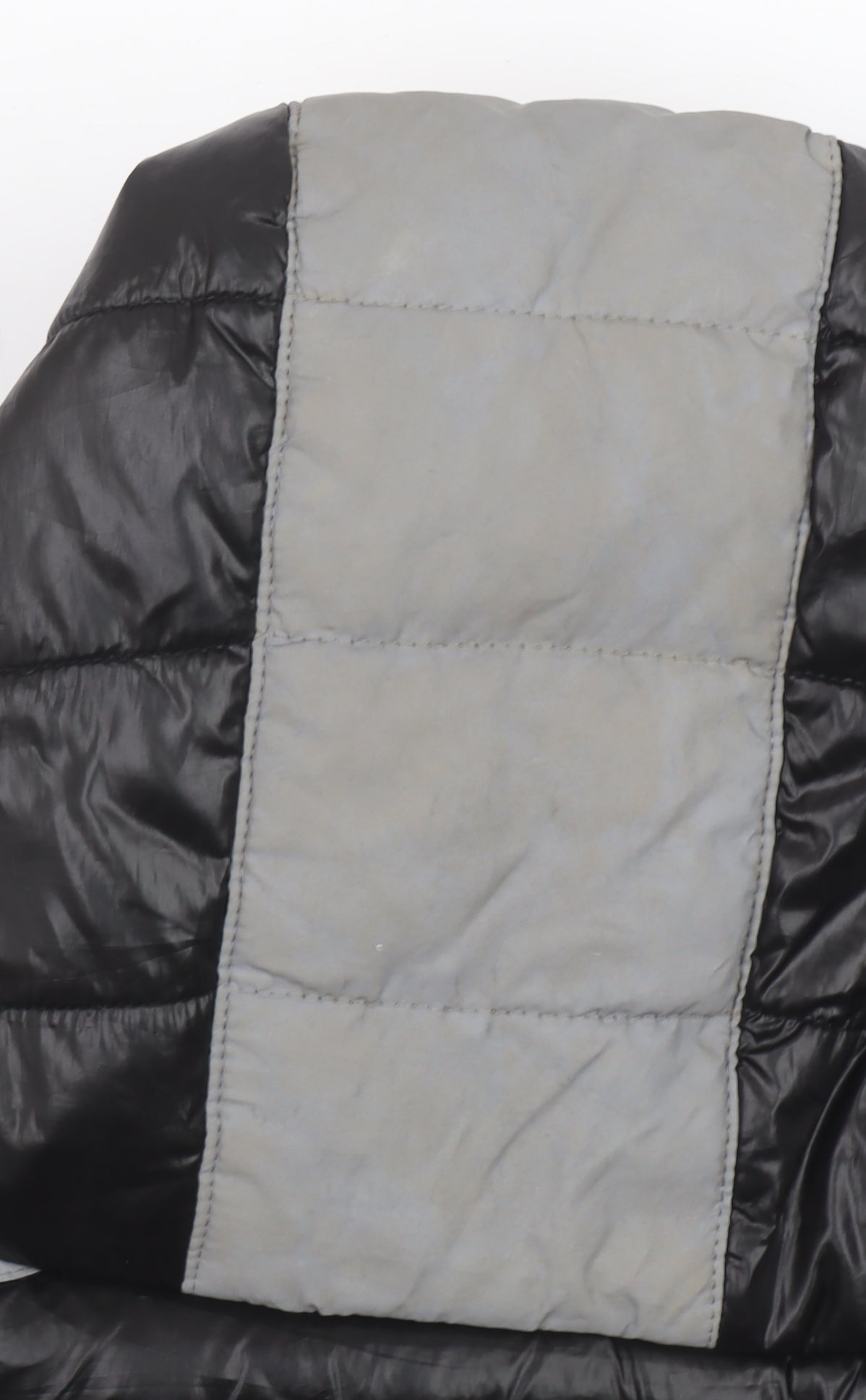 Gym King Mens Black Puffer Jacket S Hooded Padded Full Zip Winter Coat