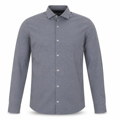 Jack & Jones Premium Men's Blue Small Slim Fit Long Sleeve Button-Up Shirt